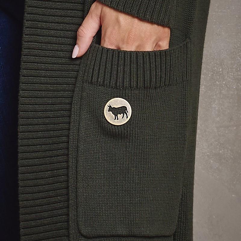 Chapmans Cardi Knit - Fatigue