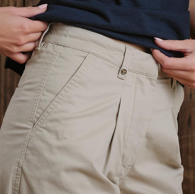 Kingsley Heath Ceres Cropped Tapered Chino  - Stone
