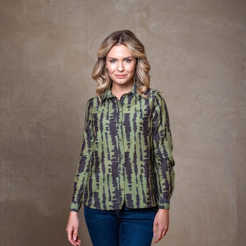 African Luxe Shirt - Moss