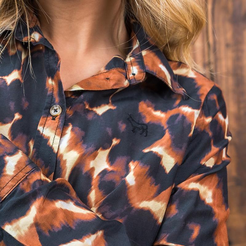 Shadow Feline Shirt - Ivory