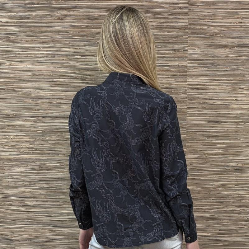 Cheetah Silk Blend Shirt - Mamba