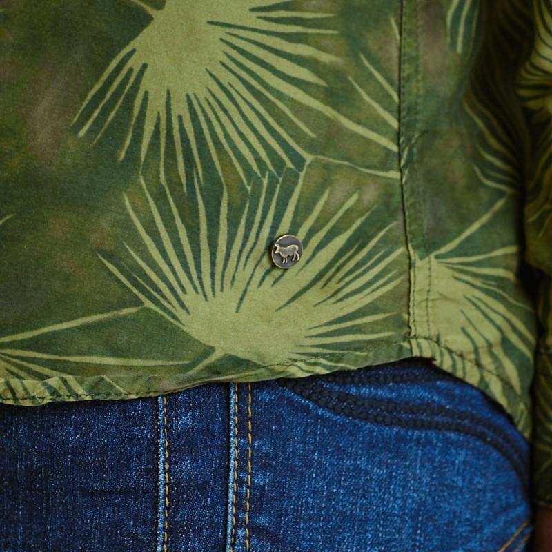 Illa Palm Shirt - Moss