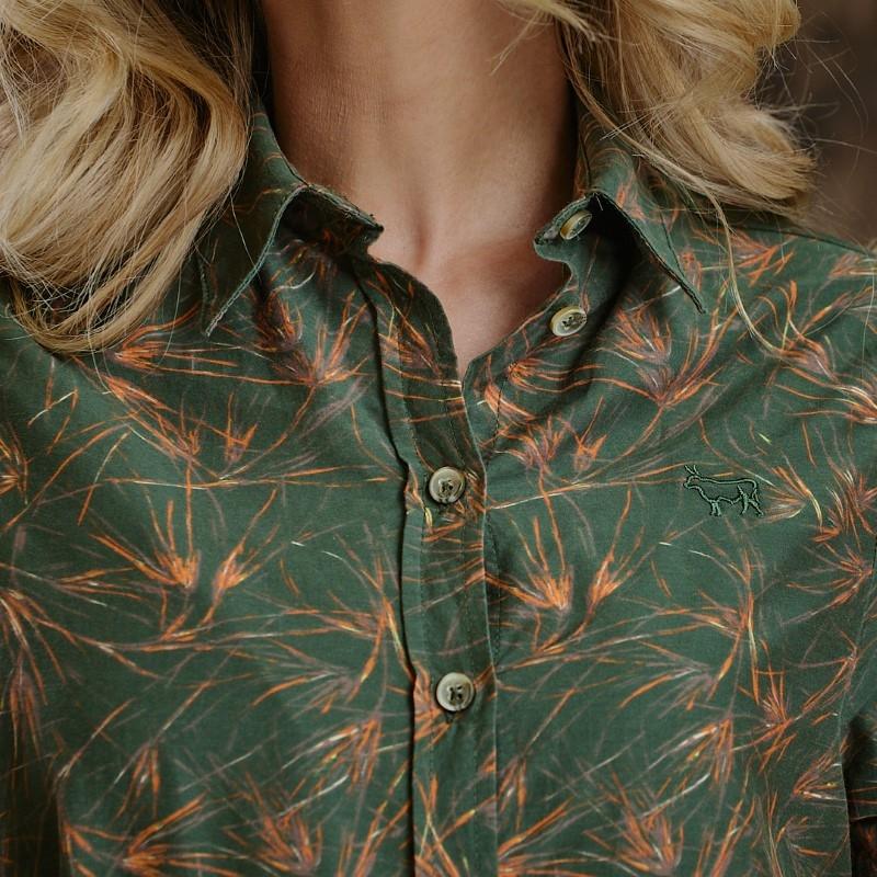 Luxe Oat Grass Shirt - Fatigue