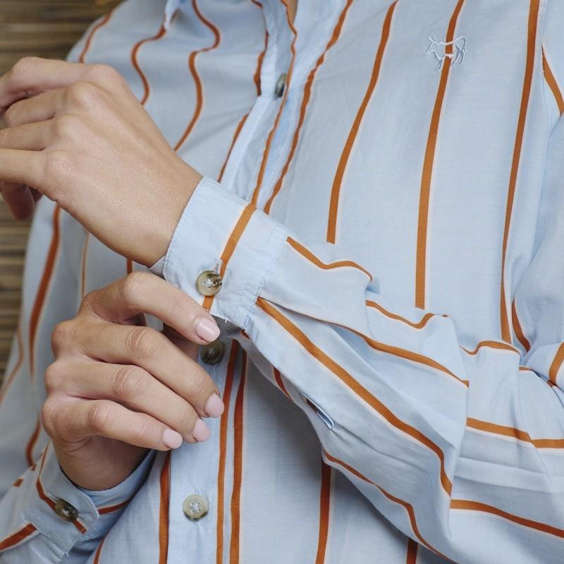 Blue Horizons Slik Blend Shirt - Sky