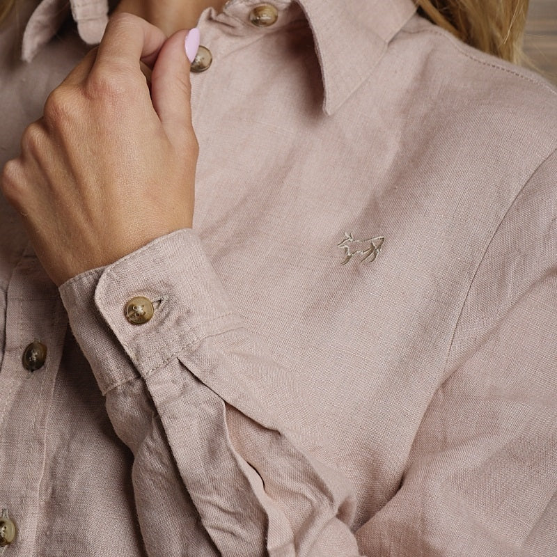 African Breeze Linen Shirt - Urchin