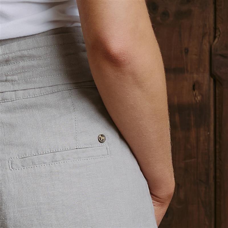 The Lawns Linen High-Waisted Short 25-26 - Puku