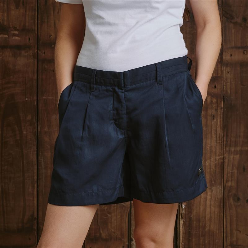 Kingsley Pleated Femme Ranger Short - Midnight