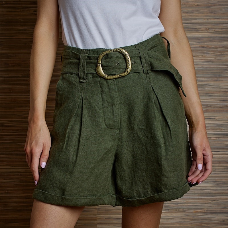 Lawns High-Waisted Short - Fatigue