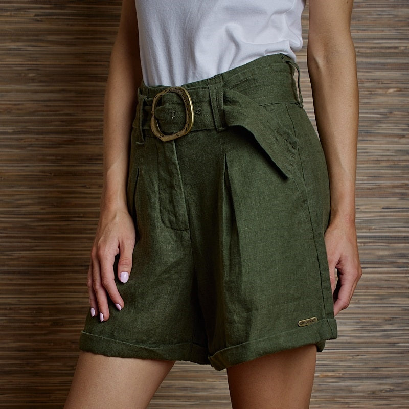 Lawns High-Waisted Short - Fatigue