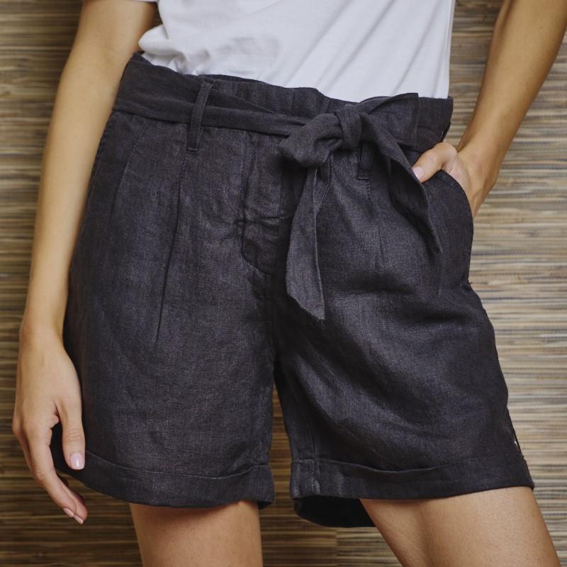 Femme Tied Linen Short - Mamba