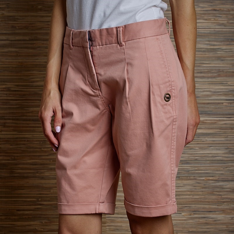 Winelands Luxe Pleated Short - Mushroom