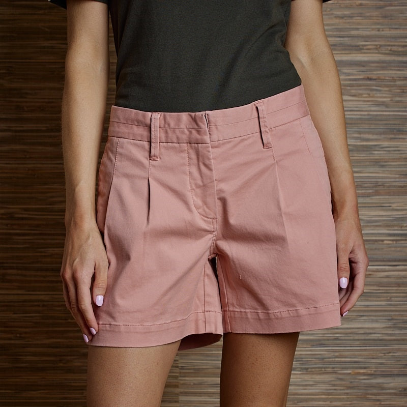 Pleated Femme Ranger Short - Mushroom