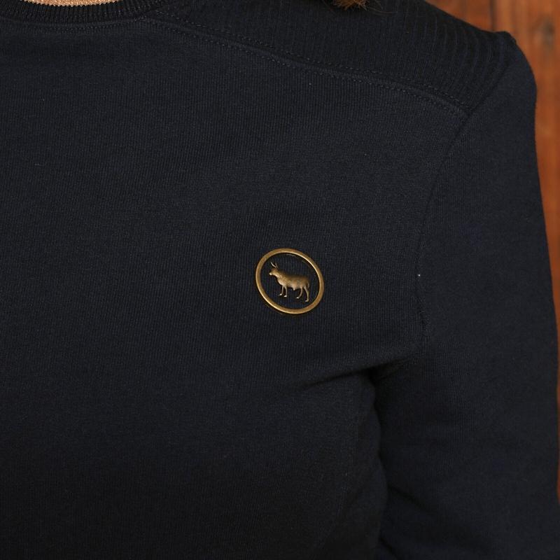 Chobe Styled-Up Pullover Sweat - Midnight