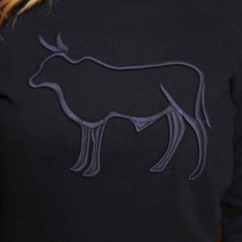 Jwana Embroidery Pullover Sweat - Midnight
