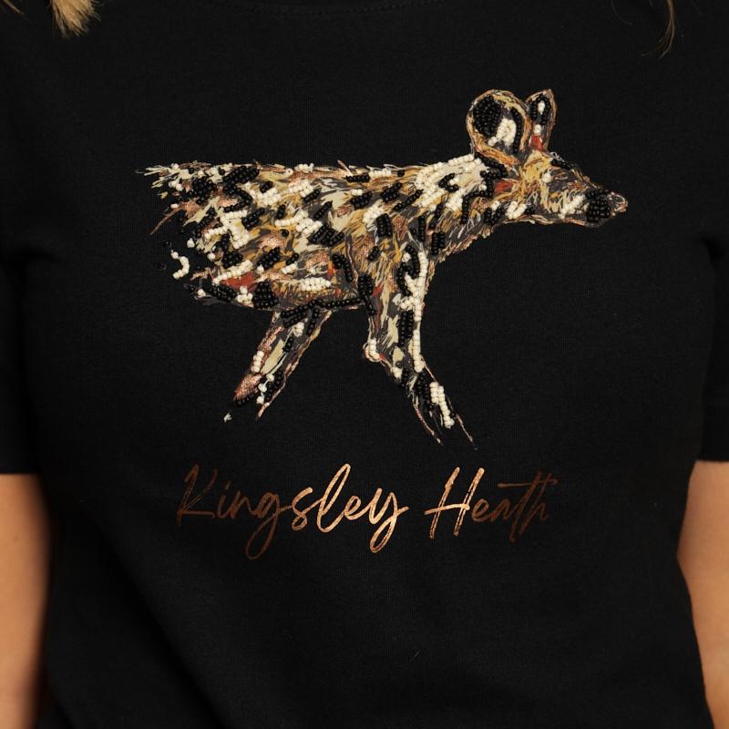 Kingsley Luxe Wild Dog Regular Crew Tee - Mamba