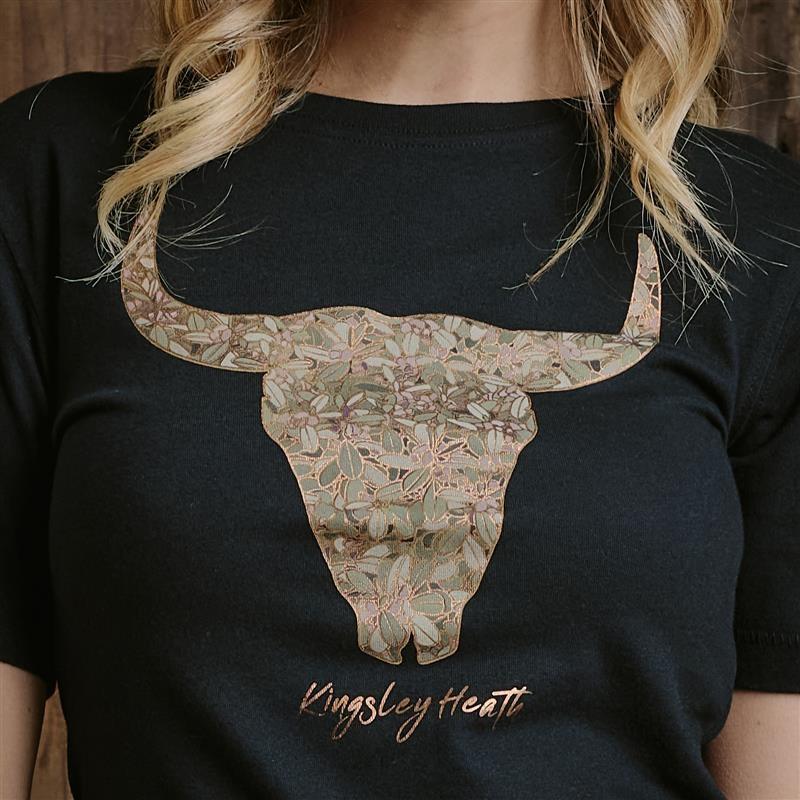 Foil Fynbos Skull Regular Crew Tee - Mamba
