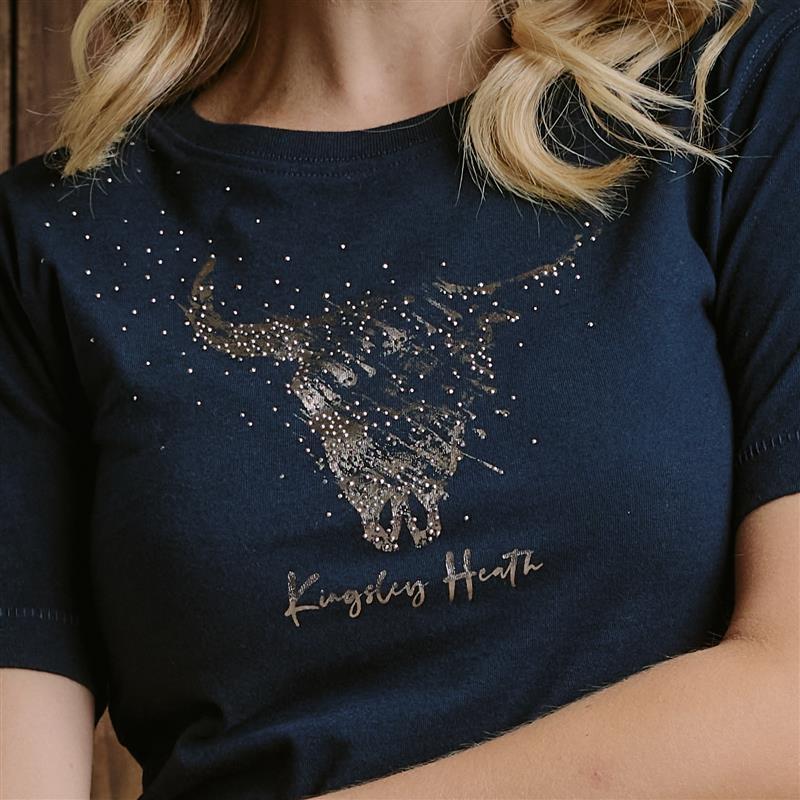 Cosmic Shower Regular Crew Tee - Midnight