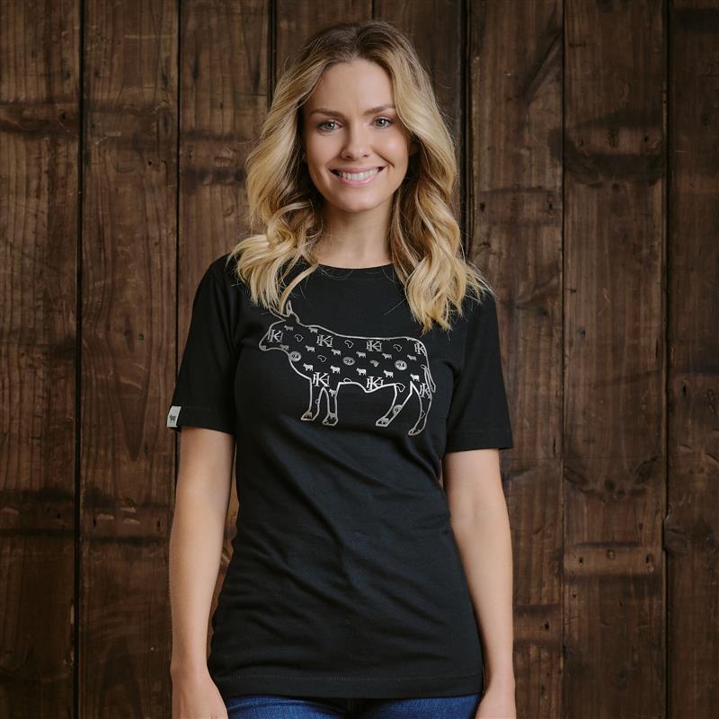 Kingsley Monogram Nguni Tee - Mamba