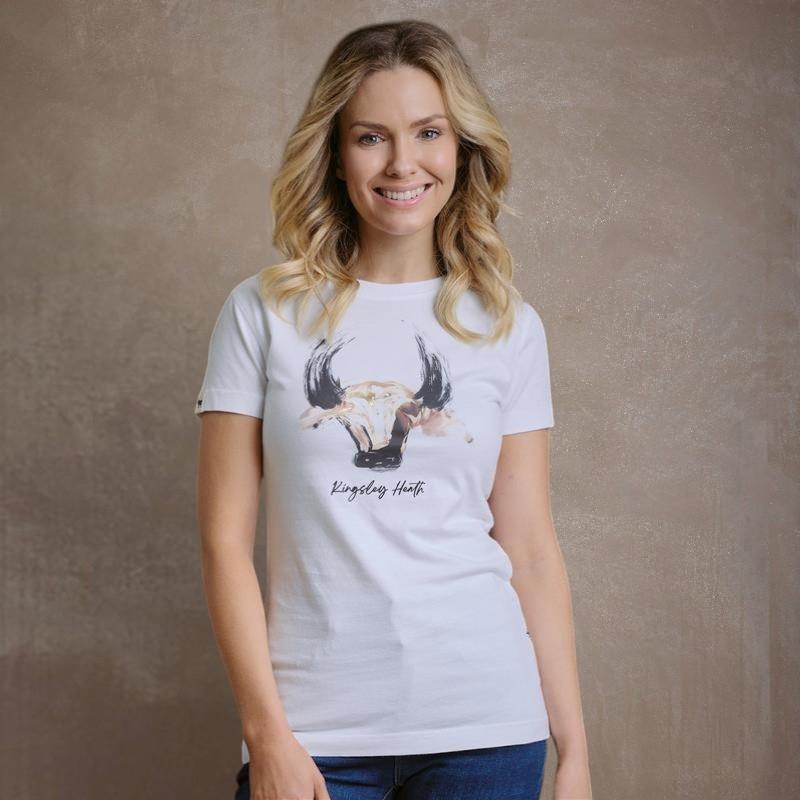 Kingsley San Art Skull Tee - Pelican