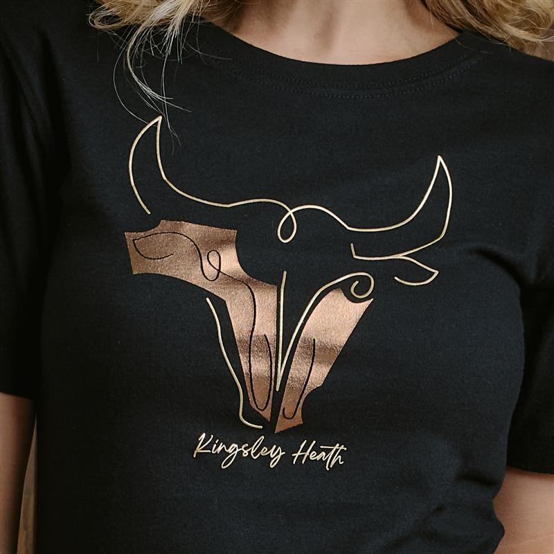Kingsley Abstract Skull Tee  - Mamba