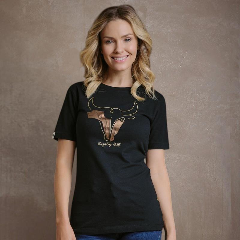 Kingsley Abstract Skull Tee - Mamba