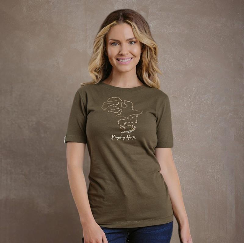 Kingsley Africa Leopard Tee - Fatigue