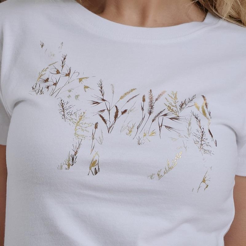Kingsley Luxe Bush Grass Nguni Slim Crew Tee - Pelican