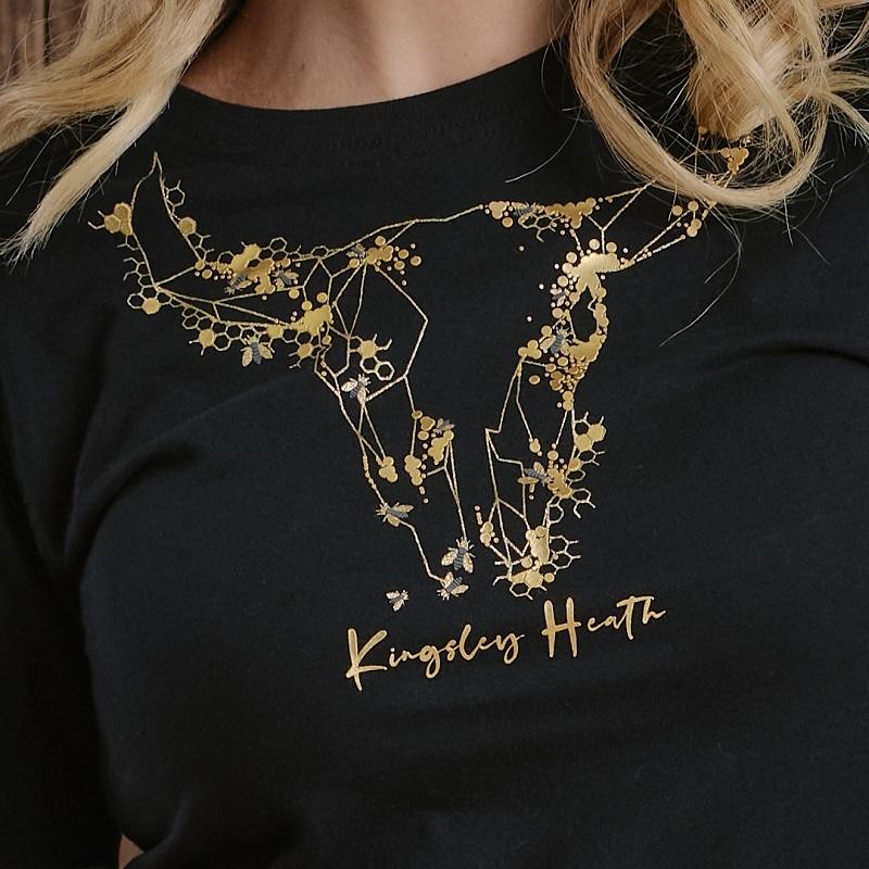 Kingsley Busy Bee Skull Regular Crew Tee - Mamba
