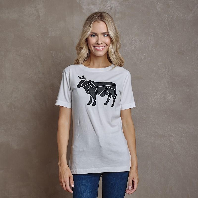 Reptile Fill Nguni Regular Crew Tee - Pelican