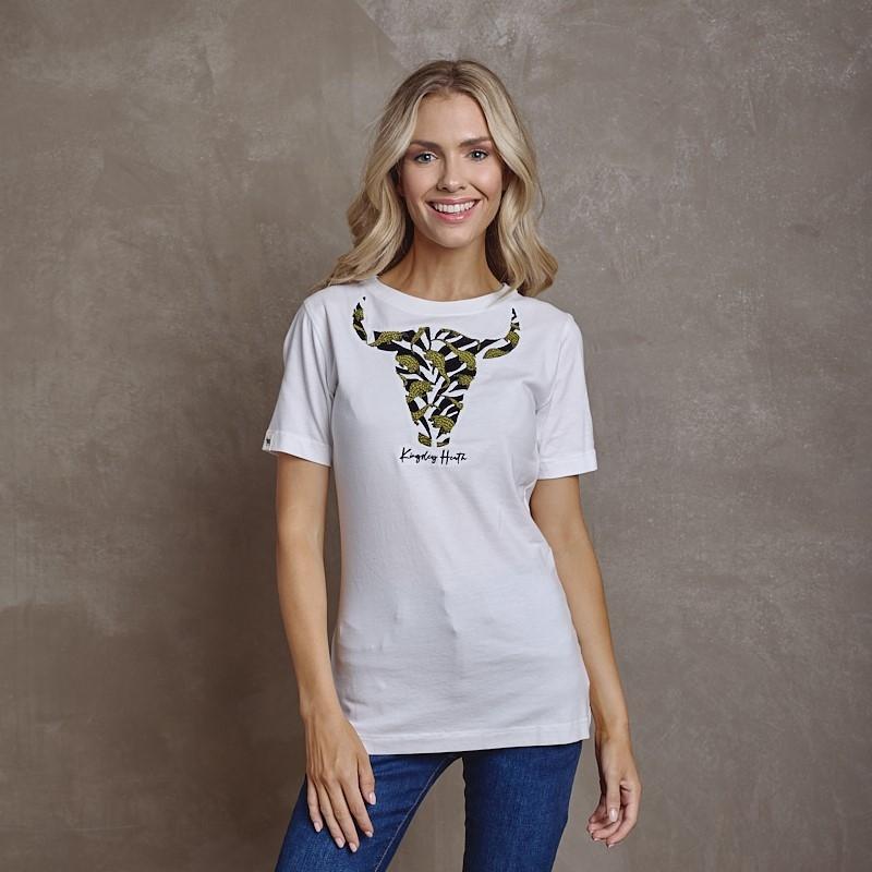 Pangolin Skull Regular Crew Tee - Pelican