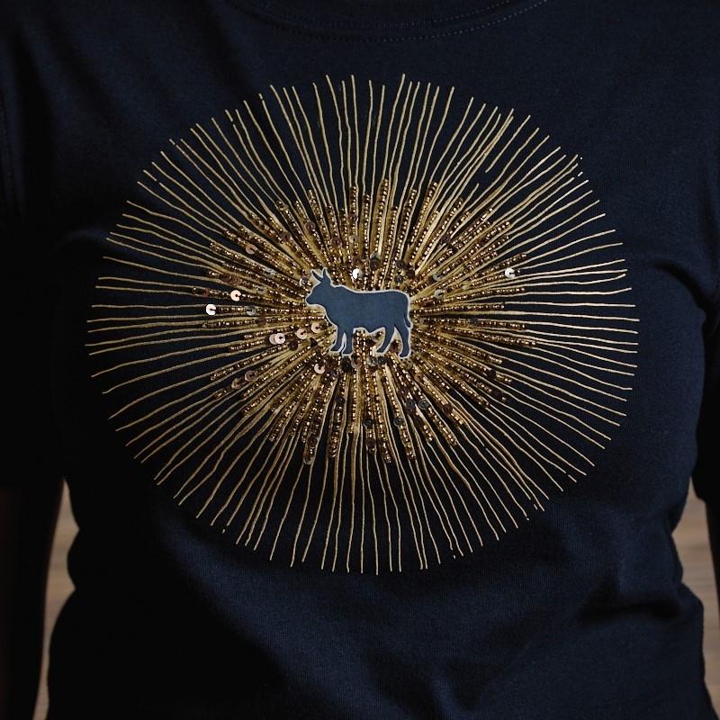 Radiated Nguni Crew Tee - Midnight