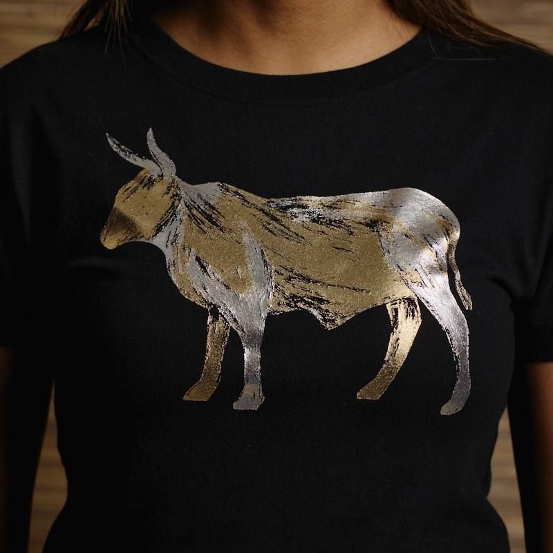 Abstract Art Nguni Crew Tee - Mamba