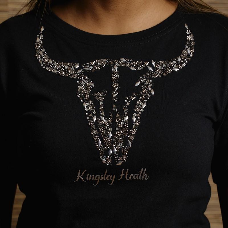 Luxe Stones Skull Crew Tee  - Mamba