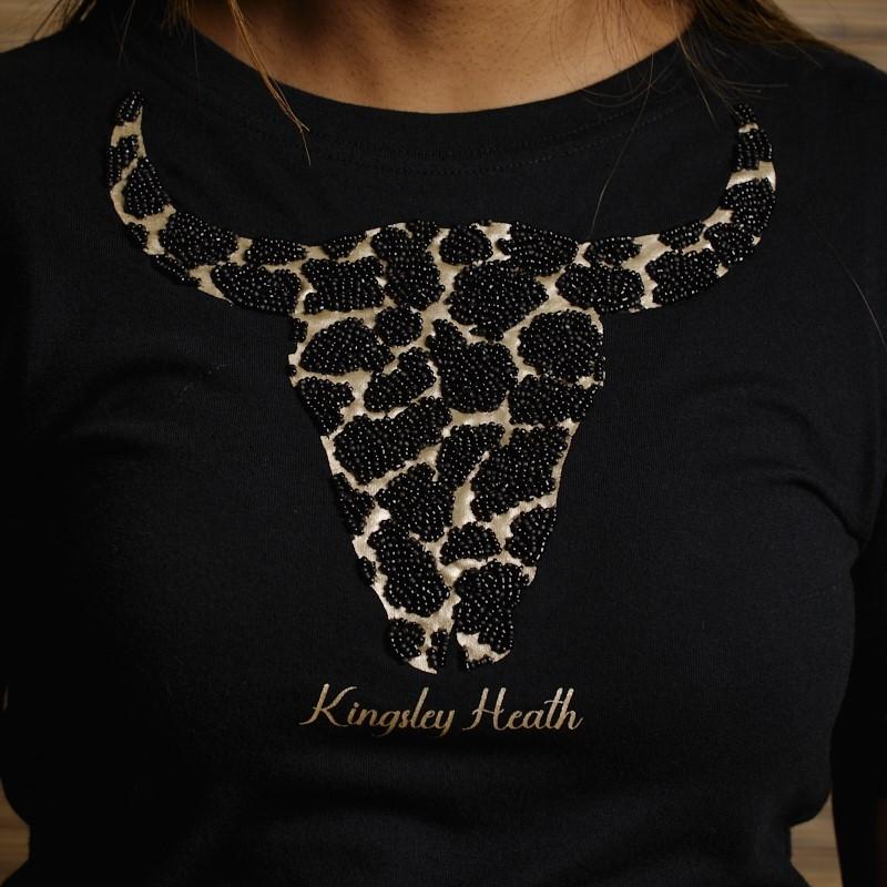 Giraffe Skull Crew Tee - Mamba