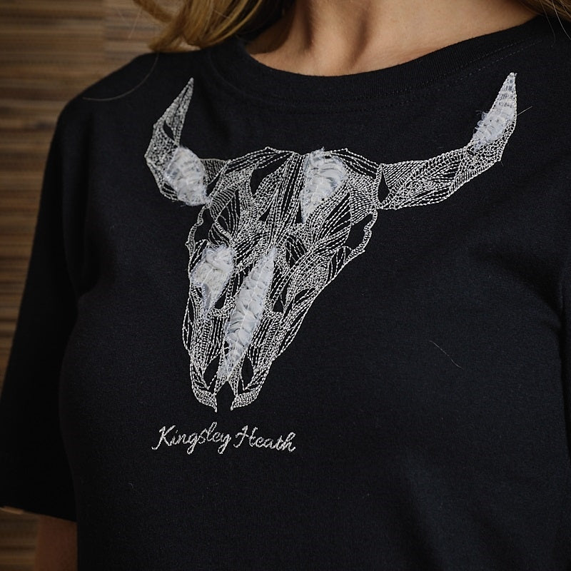 Electric Tulleing Skull Crew Tee - Mamba
