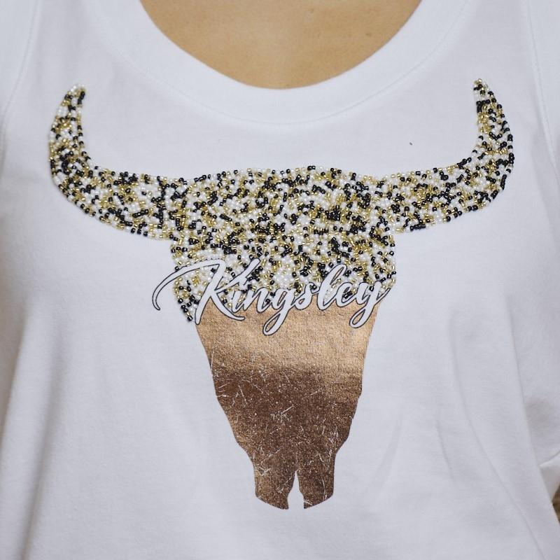 Word Mark Skull Tank - Pelican