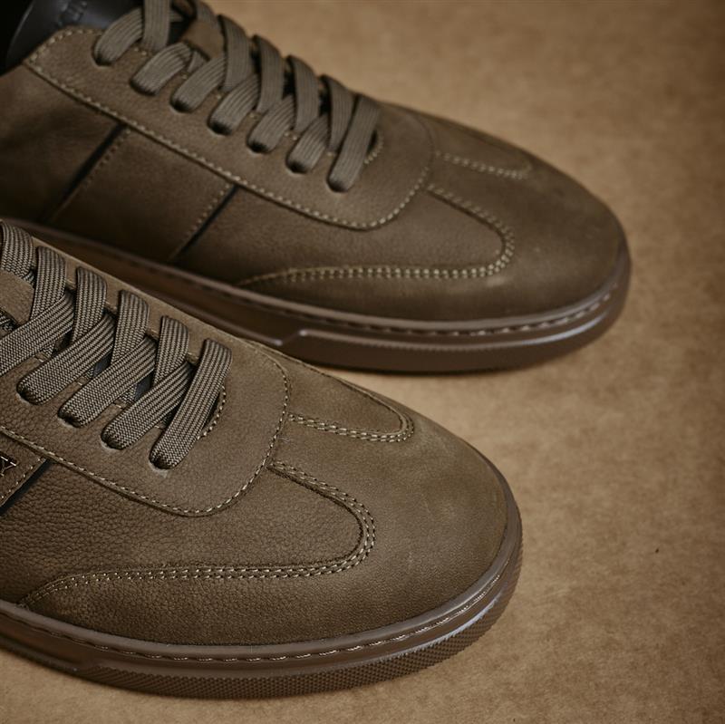 Kingsley T-Toe Wordmark Sneaker - Fatigue