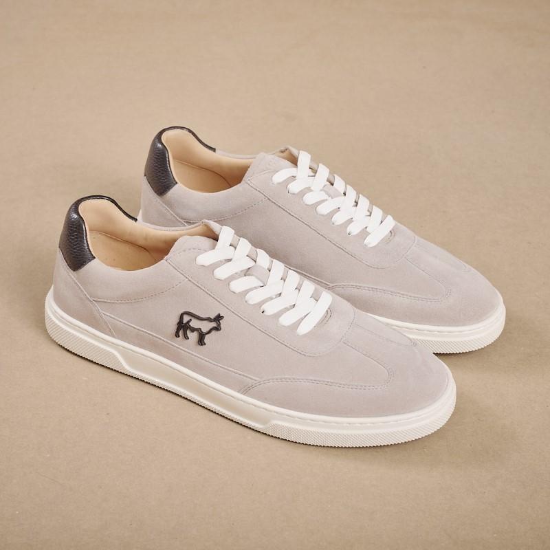 Kingsley T-Toe Nguni Sneaker - Stone