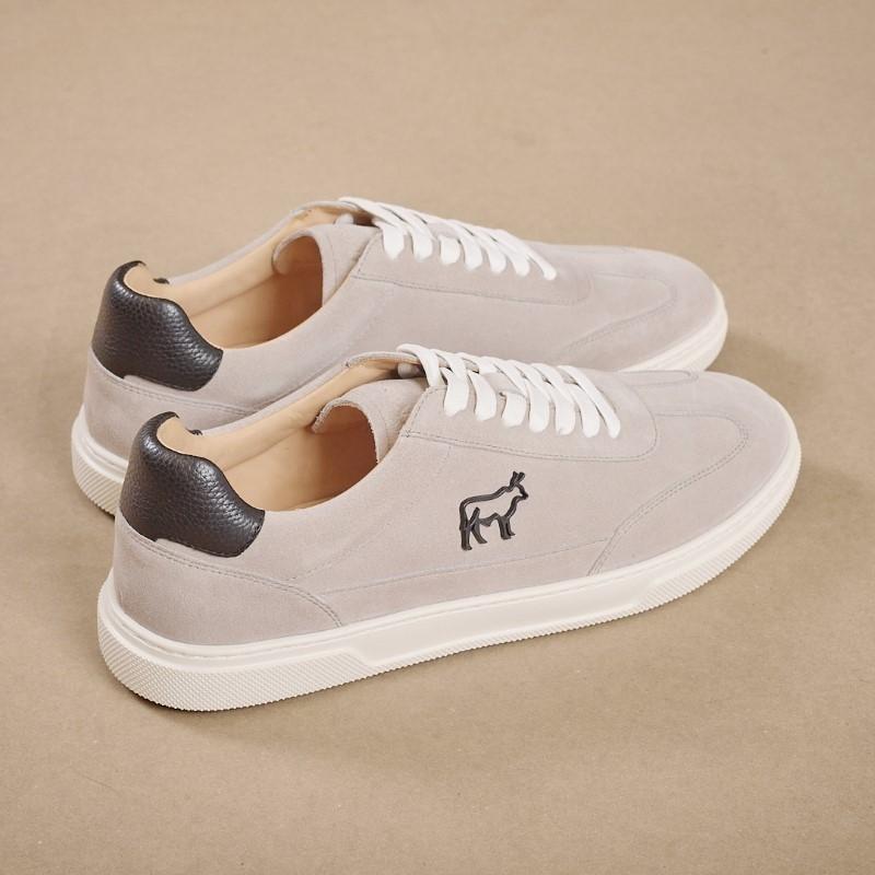 Kingsley T-Toe Nguni Sneaker - Stone
