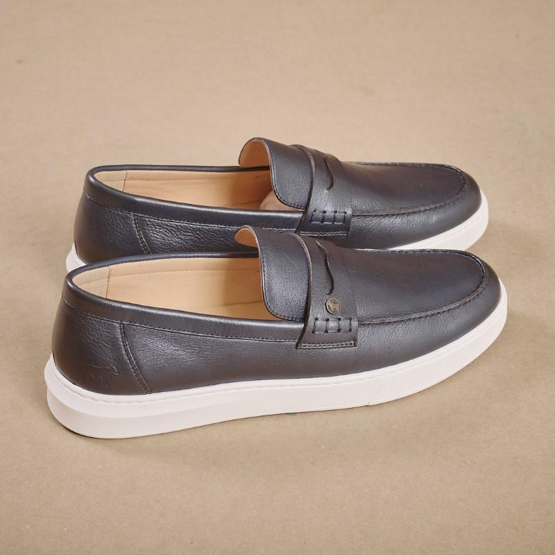 Kingsley Slip-On Metal Trim Sneaker - Midnight