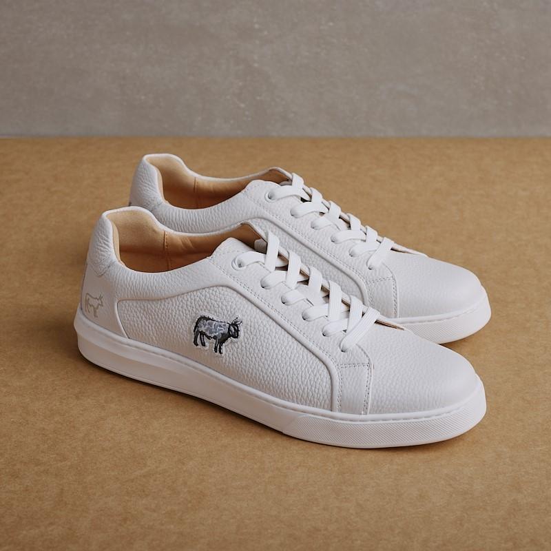 Nguni Luxe Badge Sneaker - Pelican