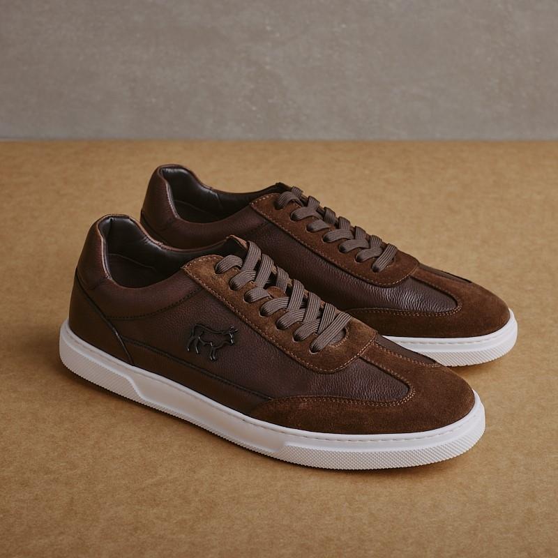 T-Toe Nguni Sneaker - Choc