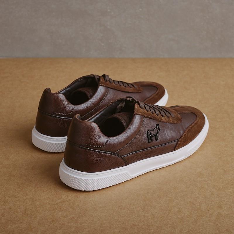 T-Toe Nguni Sneaker - Choc