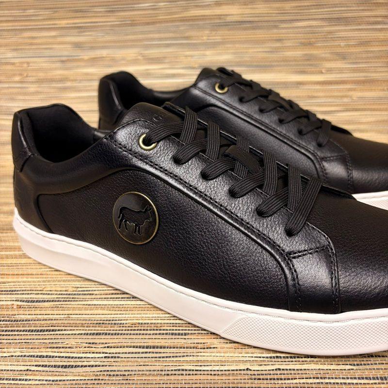 Nguni Luxe Metal Trim Sneaker - Mamba
