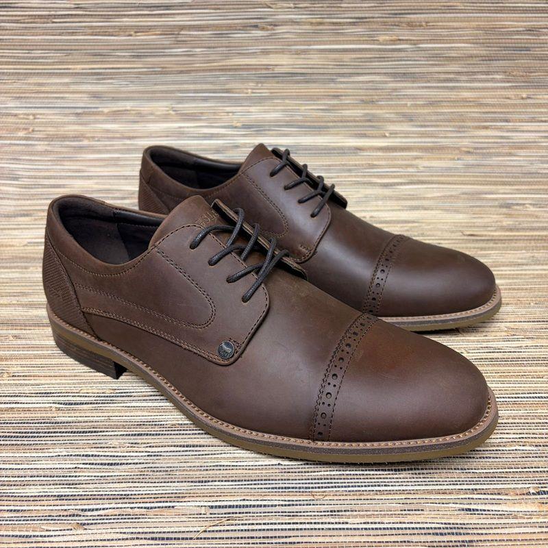 DKW Brogue Toe Cap - Tan
