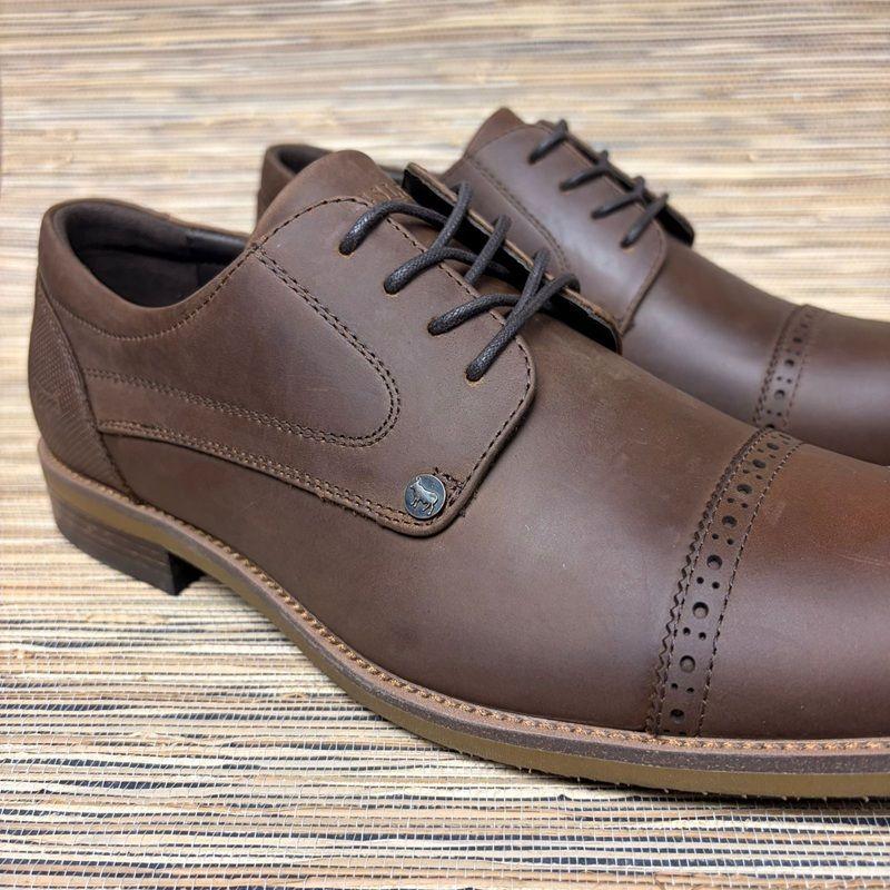 DKW Brogue Toe Cap - Tan