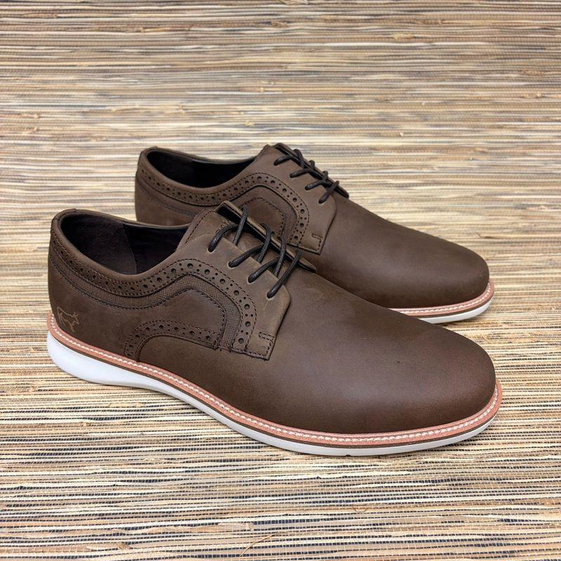 Brogue Facing Business Casual - Choc