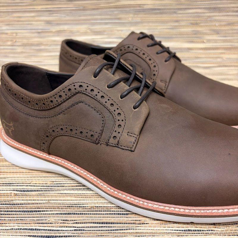 Brogue Facing Business Casual - Choc