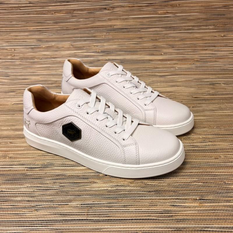 Nguni Luxe Metal Trim Sneaker - Pelican