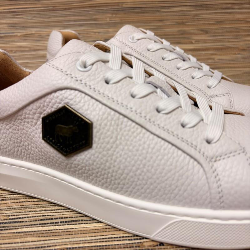 Nguni Luxe Metal Trim Sneaker - Pelican